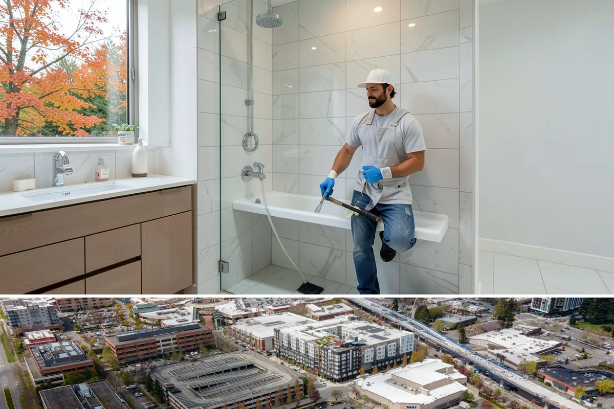 Multi-Room Remodel in Redmond, King County, WA - Multi-room interior projects are well suited to fall and winter when keeping the work indoors makes the most of the rainy season.