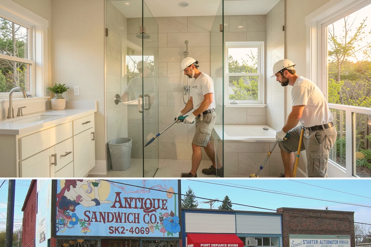Multi-Room Remodel in Ruston, Pierce County, WA - Multi-room interior projects are well suited to fall and winter when keeping the work indoors makes the most of the rainy season.