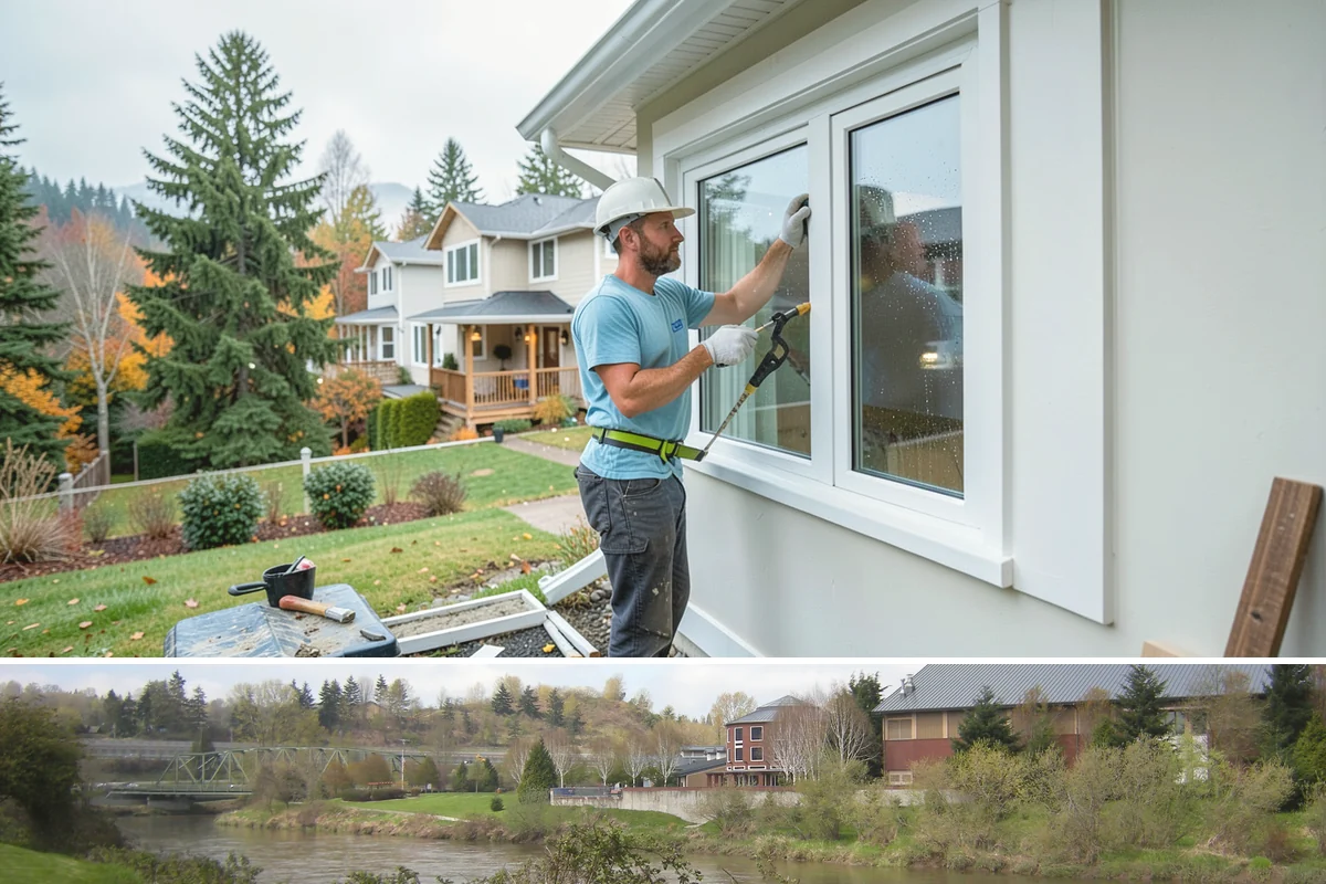 Multi-Room Remodel in Tukwila, King County, WA - Multi-room interior projects are well suited to fall and winter when keeping the work indoors makes the most of the rainy season.