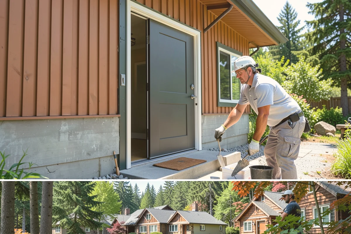 Murphy Bed Installation in Edgewood, Pierce County, WA - This interior installation fits any time of year and is a practical choice during rainy PNW months.