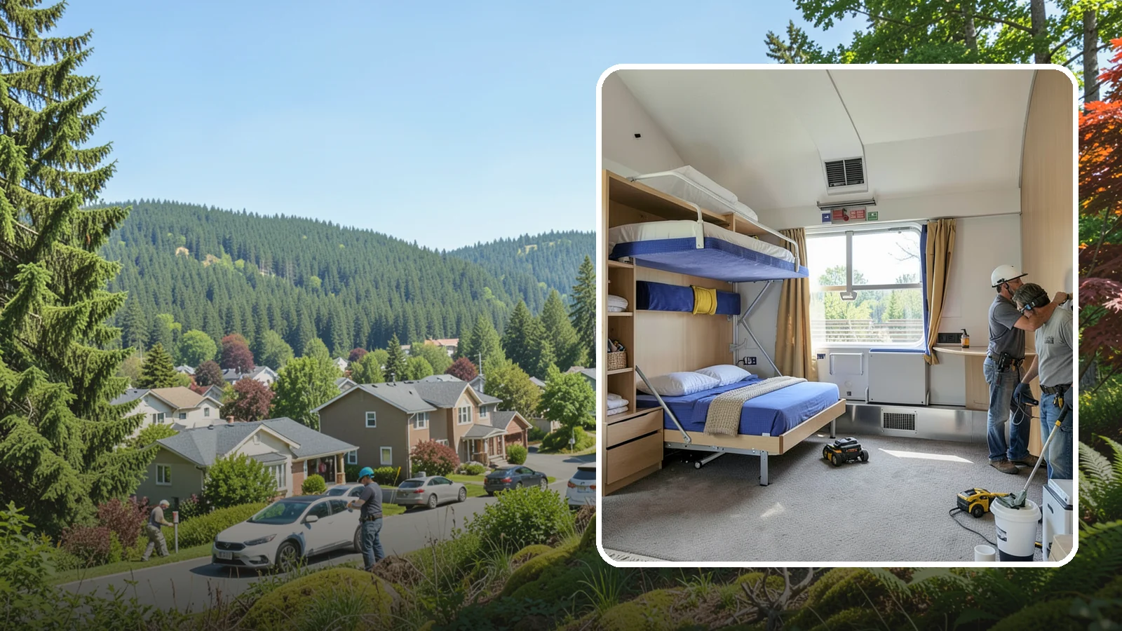 Murphy Bed Installation in Index, Snohomish County, WA - We install custom Murphy beds that reclaim floor space for guest rooms, offices, and multipurpose areas.