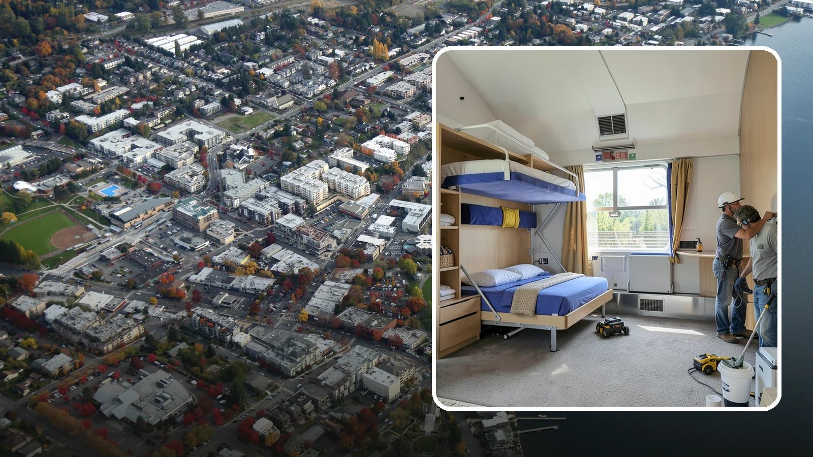 Murphy Bed Installation in Kirkland, King County, WA - We install custom Murphy beds that reclaim floor space for guest rooms, offices, and multipurpose areas.