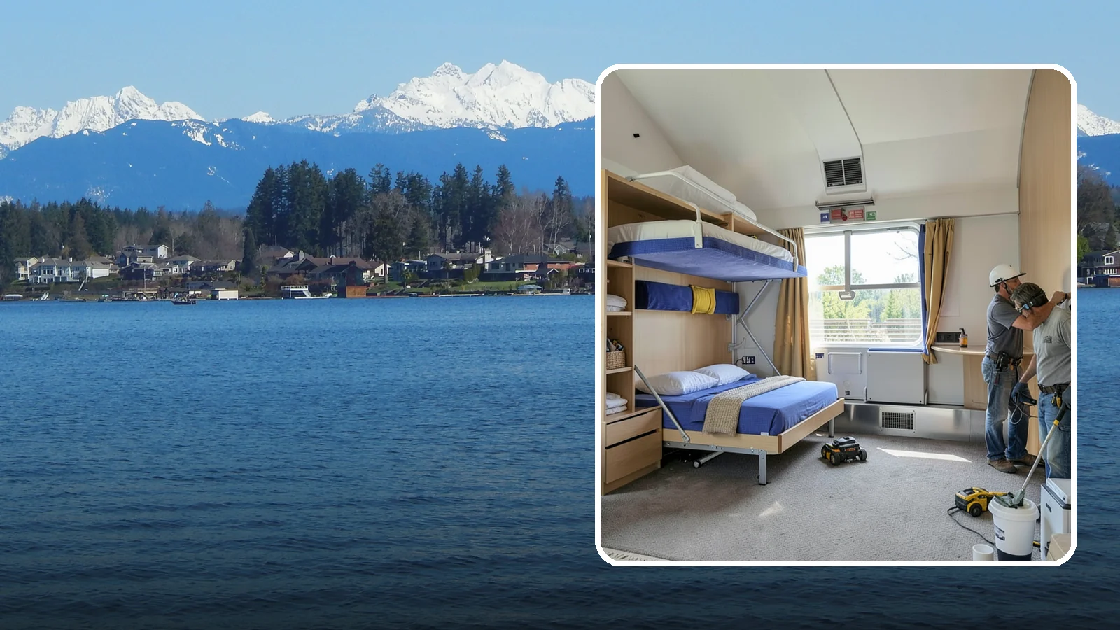 Murphy Bed Installation in Lake Stevens, Snohomish County, WA - We install custom Murphy beds that reclaim floor space for guest rooms, offices, and multipurpose areas.