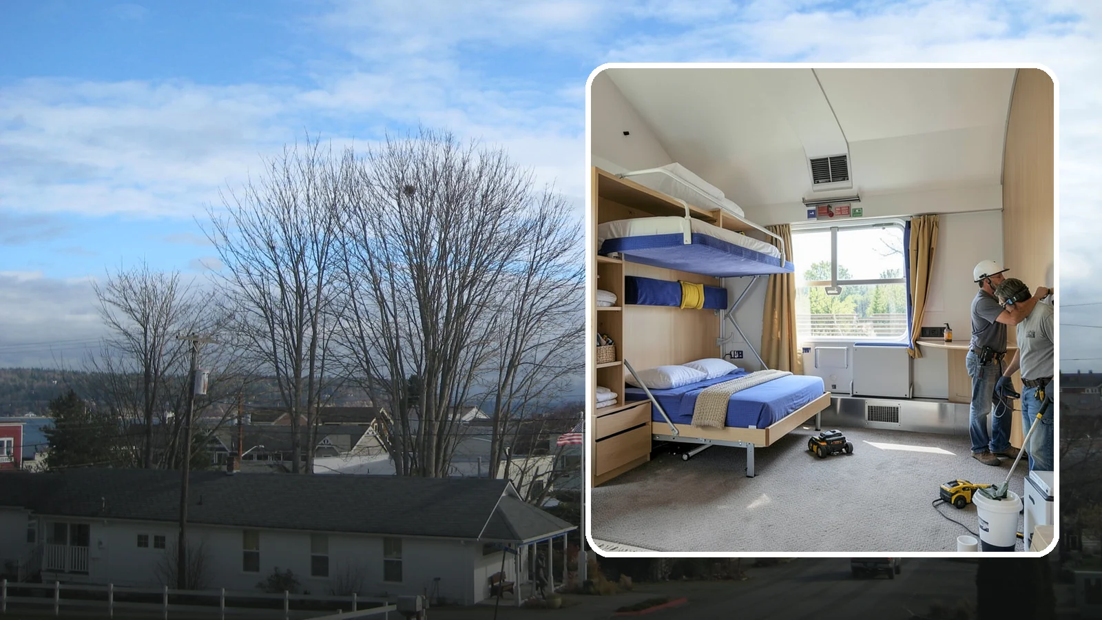Murphy Bed Installation in Langley, Island County, WA - We install custom Murphy beds that reclaim floor space for guest rooms, offices, and multipurpose areas.