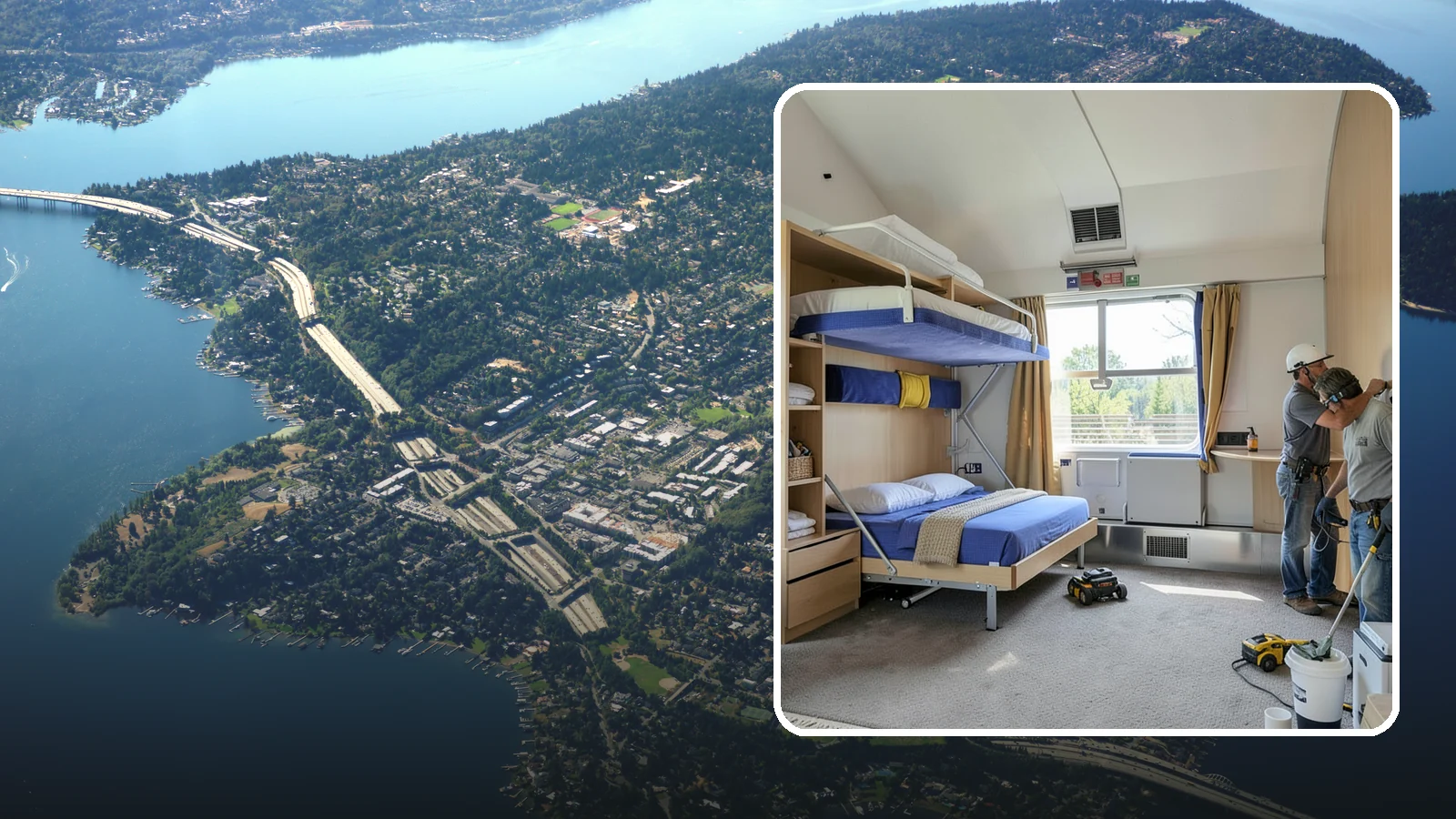 Murphy Bed Installation in Mercer Island, King County, WA - We install custom Murphy beds that reclaim floor space for guest rooms, offices, and multipurpose areas.