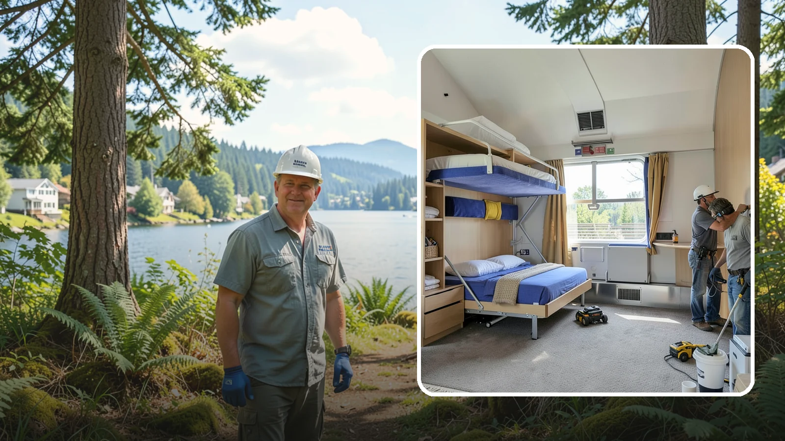 Murphy Bed Installation in Milton, King County, WA - We install custom Murphy beds that reclaim floor space for guest rooms, offices, and multipurpose areas.