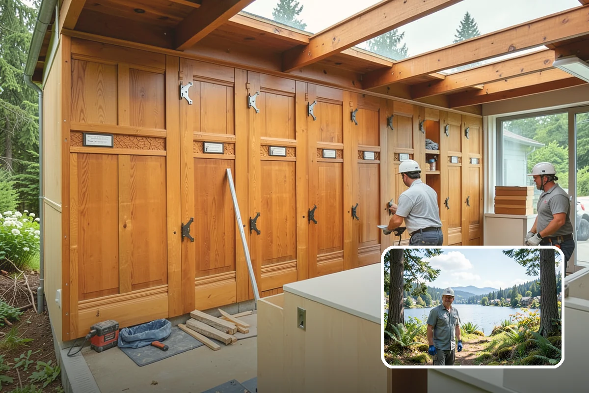 Murphy Bed Installation in Milton, King County, WA - A room that serves double duty for guests and daily life