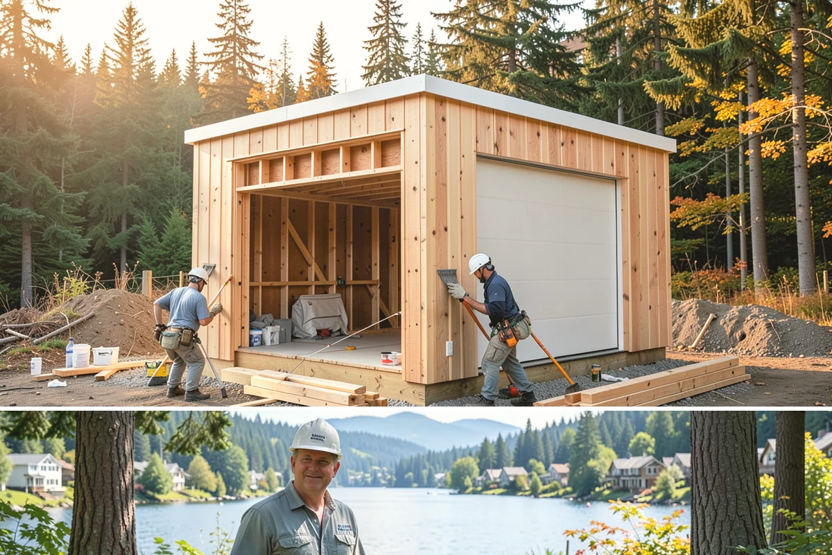 Murphy Bed Installation in Milton, King County, WA - This interior installation fits any time of year and is a practical choice during rainy PNW months.