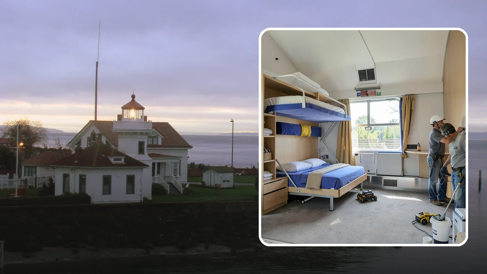 Murphy Bed Installation in Mukilteo, Snohomish County, WA - We install custom Murphy beds that reclaim floor space for guest rooms, offices, and multipurpose areas.