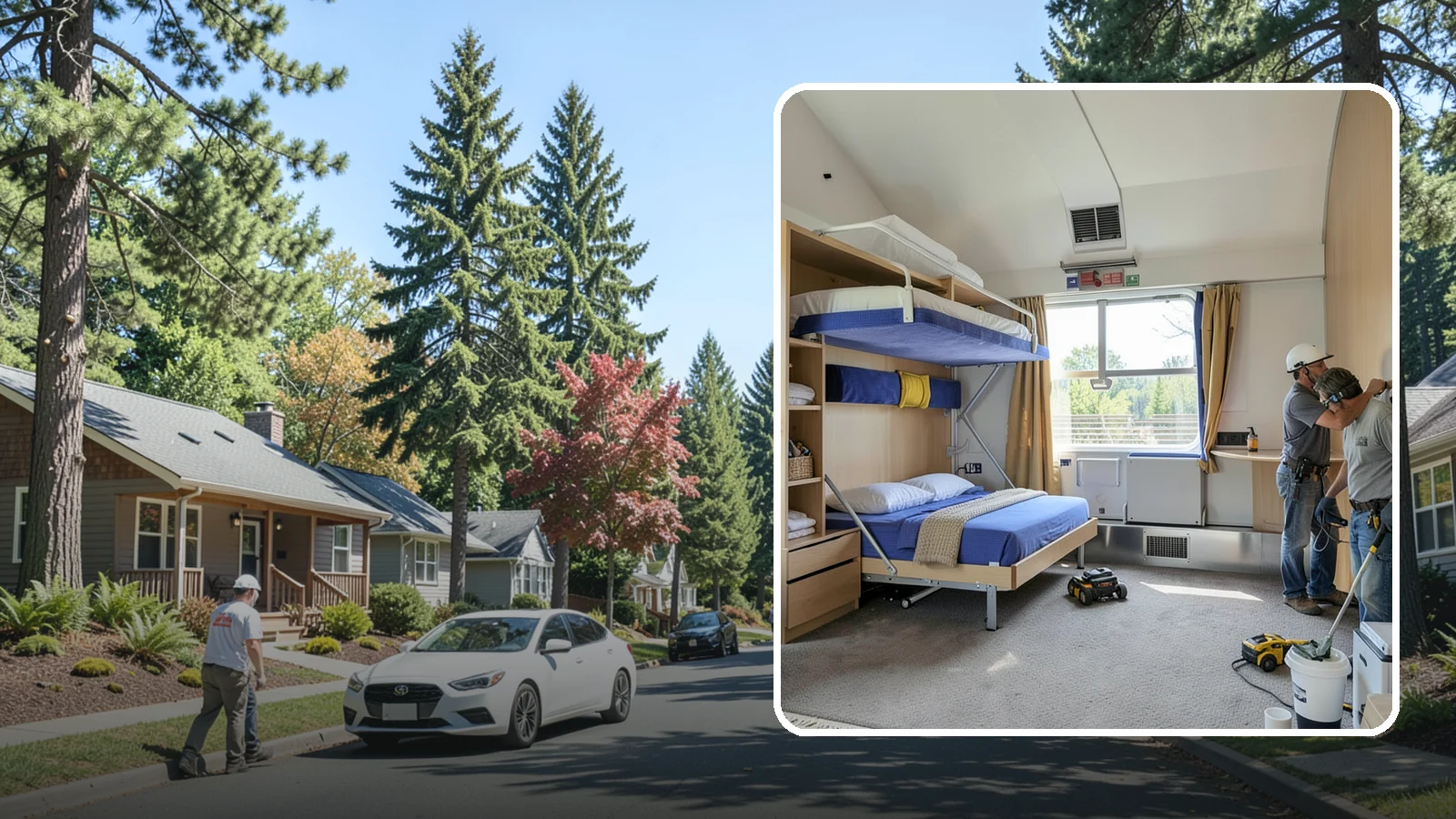 Murphy Bed Installation in Orting, Pierce County, WA - We install custom Murphy beds that reclaim floor space for guest rooms, offices, and multipurpose areas.