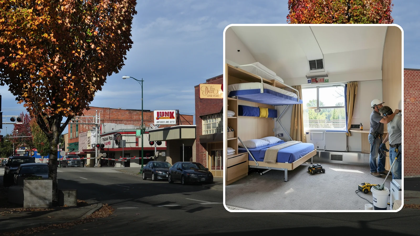 Murphy Bed Installation in Puyallup, Pierce County, WA - We install custom Murphy beds that reclaim floor space for guest rooms, offices, and multipurpose areas.