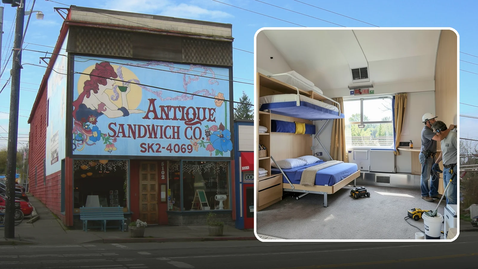Murphy Bed Installation in Ruston, Pierce County, WA - We install custom Murphy beds that reclaim floor space for guest rooms, offices, and multipurpose areas.