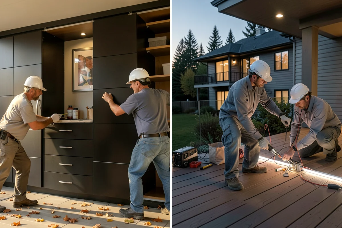 Murphy Bed Installation in Sedro-Woolley, Skagit County, WA - Assess the room, wall framing, and desired configuration