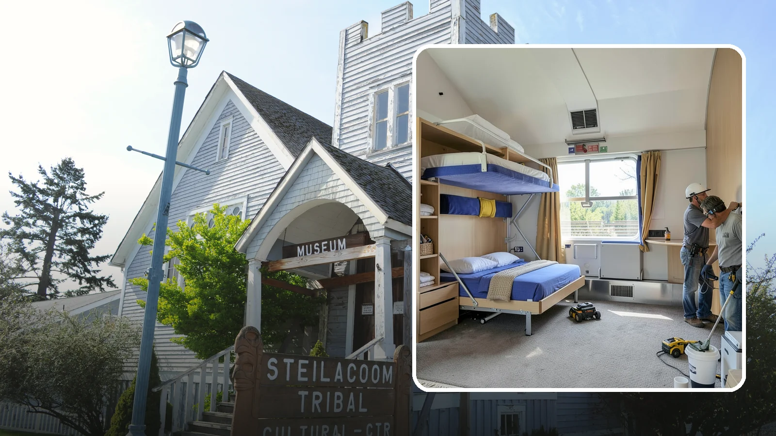 Murphy Bed Installation in Steilacoom, Pierce County, WA - We install custom Murphy beds that reclaim floor space for guest rooms, offices, and multipurpose areas.