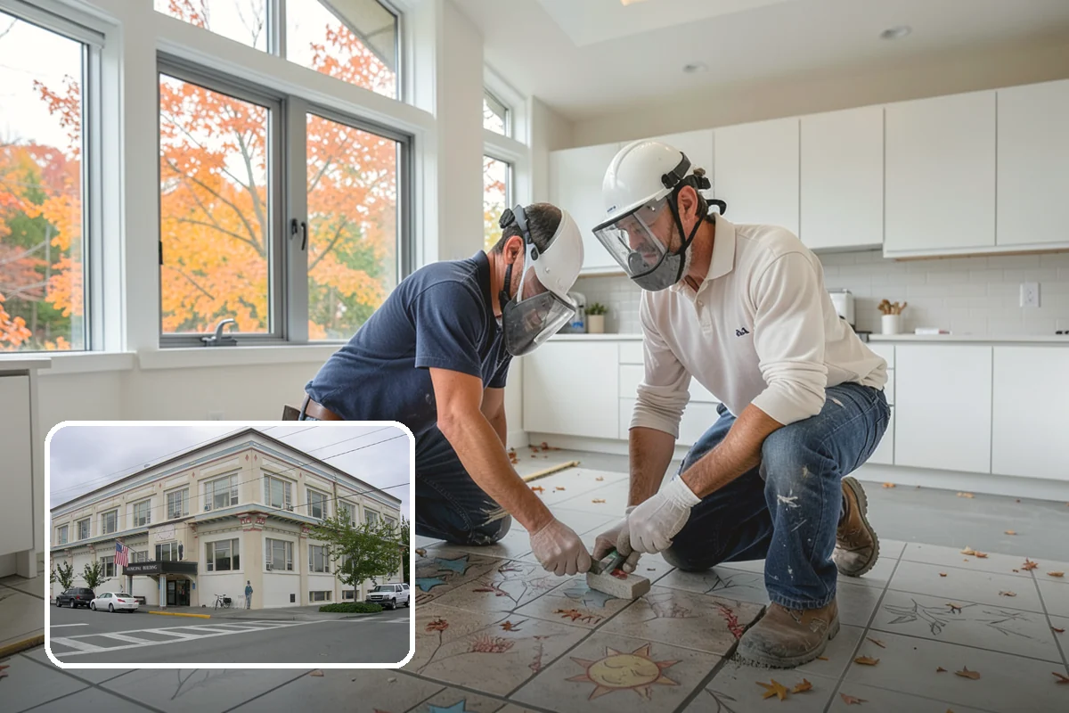 Natural Stone Flooring in Anacortes, Skagit County, WA - Unique natural veining in every stone
