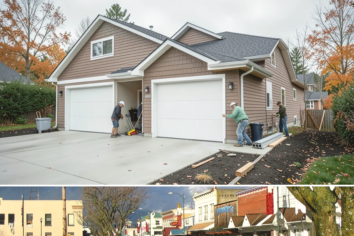 Natural Stone Flooring in Arlington, Snohomish County, WA - Natural stone is installed indoors year-round, though drier months ease the handling and staging of heavy stone slabs.