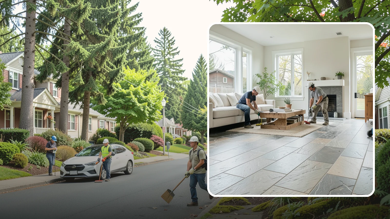 Natural Stone Flooring in Beaux Arts Village, King County, WA - Natural stone flooring that lends organic texture and one-of-a-kind character to premium living spaces.