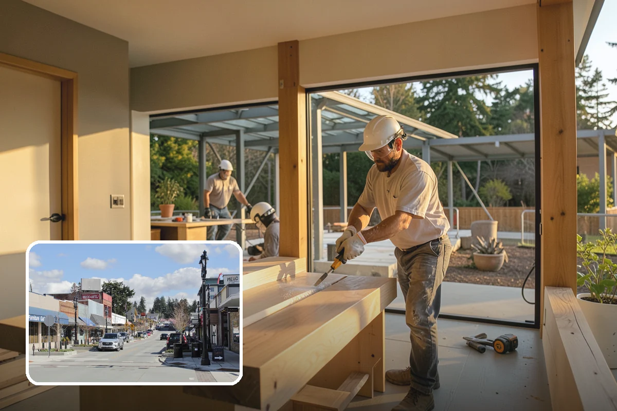 Natural Stone Flooring in Bothell, King County, WA - Unique natural veining in every stone