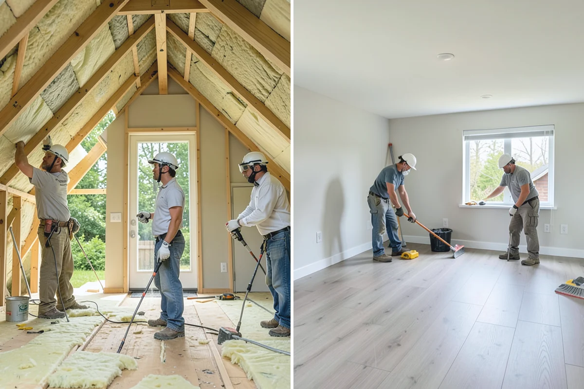 Natural Stone Flooring in Coupeville, Island County, WA - Select and sequence stone for consistent tone