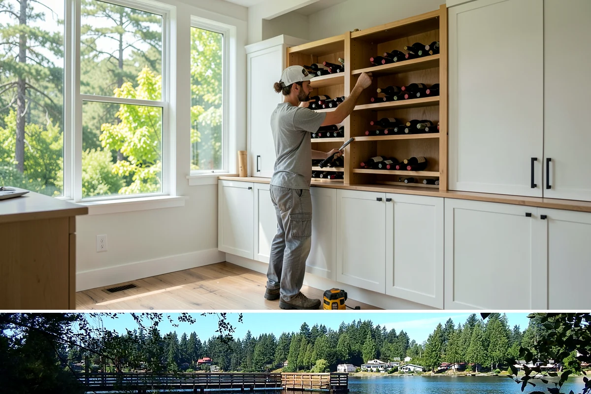Natural Stone Flooring in Federal Way, King County, WA - Natural stone is installed indoors year-round, though drier months ease the handling and staging of heavy stone slabs.