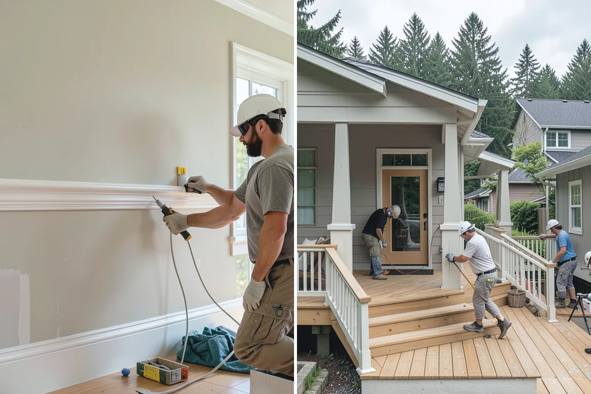 Natural Stone Flooring in Granite Falls, Snohomish County, WA - Select and sequence stone for consistent tone
