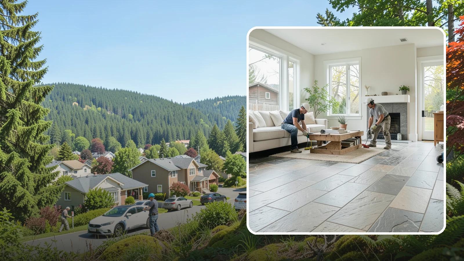 Natural Stone Flooring in Index, Snohomish County, WA - Natural stone flooring that lends organic texture and one-of-a-kind character to premium living spaces.