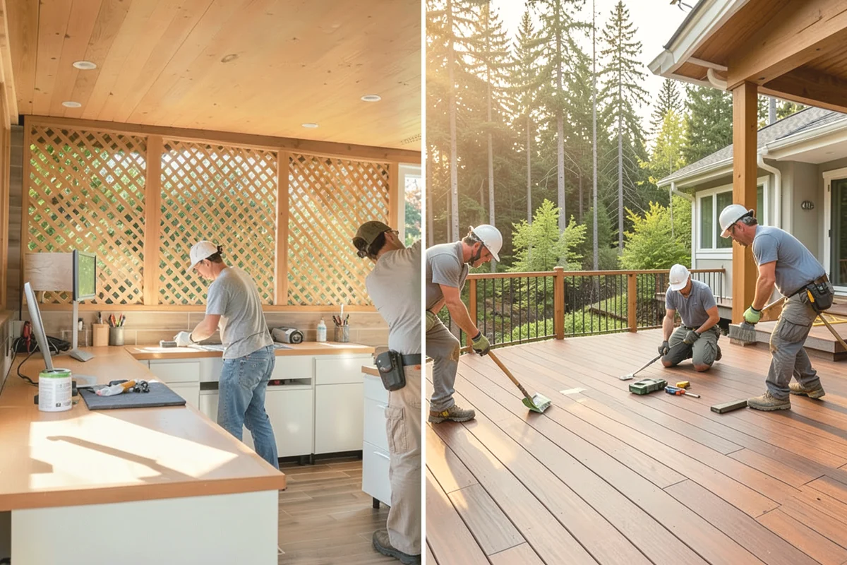 Natural Stone Flooring in La Conner, Skagit County, WA - Select and sequence stone for consistent tone