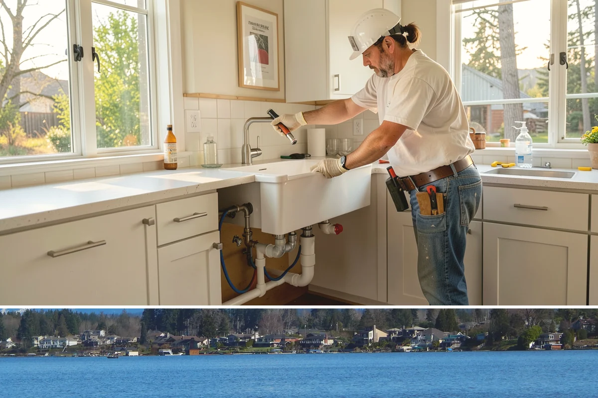 Natural Stone Flooring in Lake Stevens, Snohomish County, WA - Natural stone is installed indoors year-round, though drier months ease the handling and staging of heavy stone slabs.