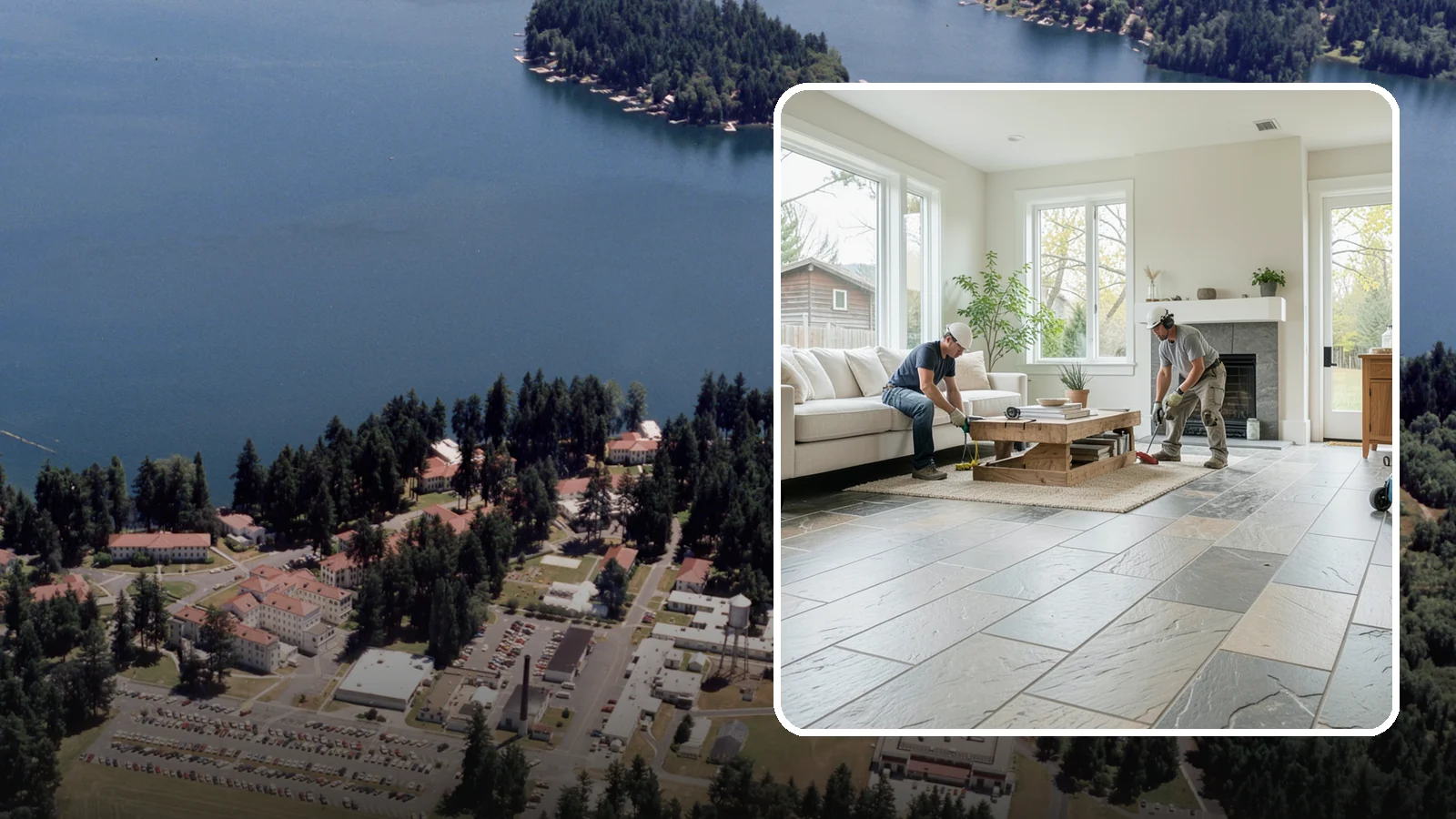 Natural Stone Flooring in Lakewood, Pierce County, WA - Natural stone flooring that lends organic texture and one-of-a-kind character to premium living spaces.