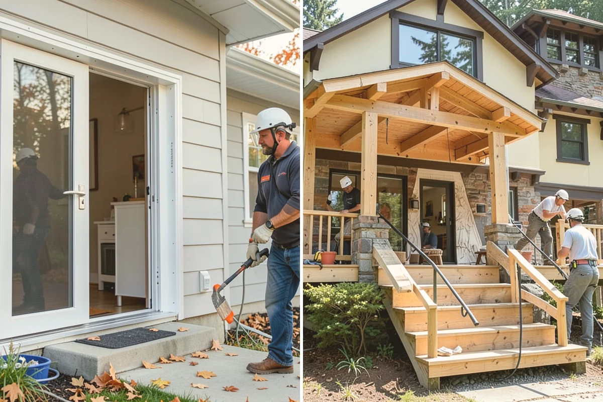Natural Stone Flooring in Langley, Island County, WA - Select and sequence stone for consistent tone