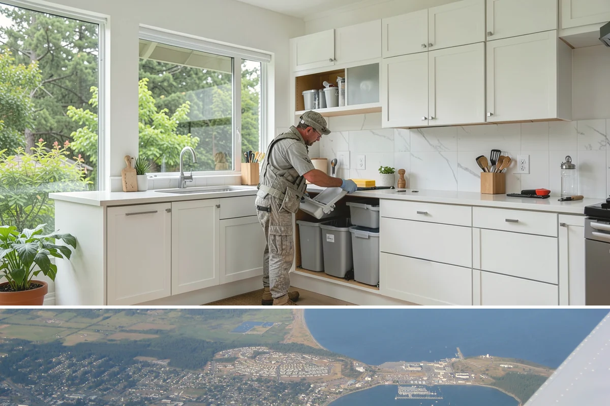 Natural Stone Flooring in Oak Harbor, Island County, WA - Natural stone is installed indoors year-round, though drier months ease the handling and staging of heavy stone slabs.