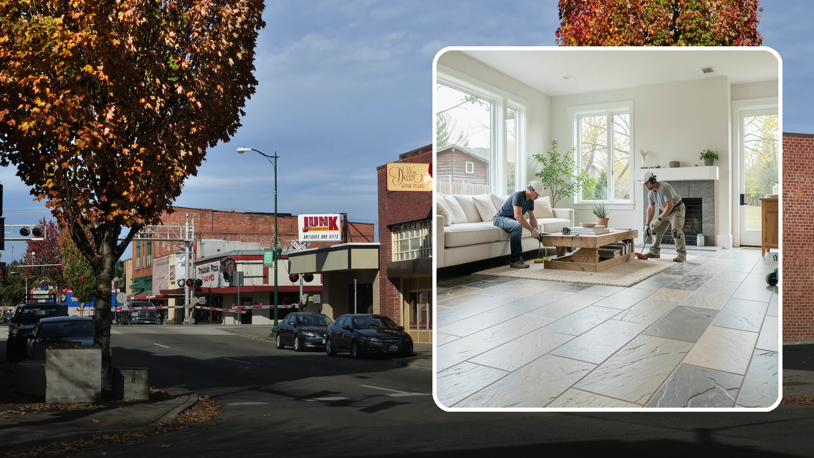 Natural Stone Flooring in Puyallup, Pierce County, WA - Natural stone flooring that lends organic texture and one-of-a-kind character to premium living spaces.