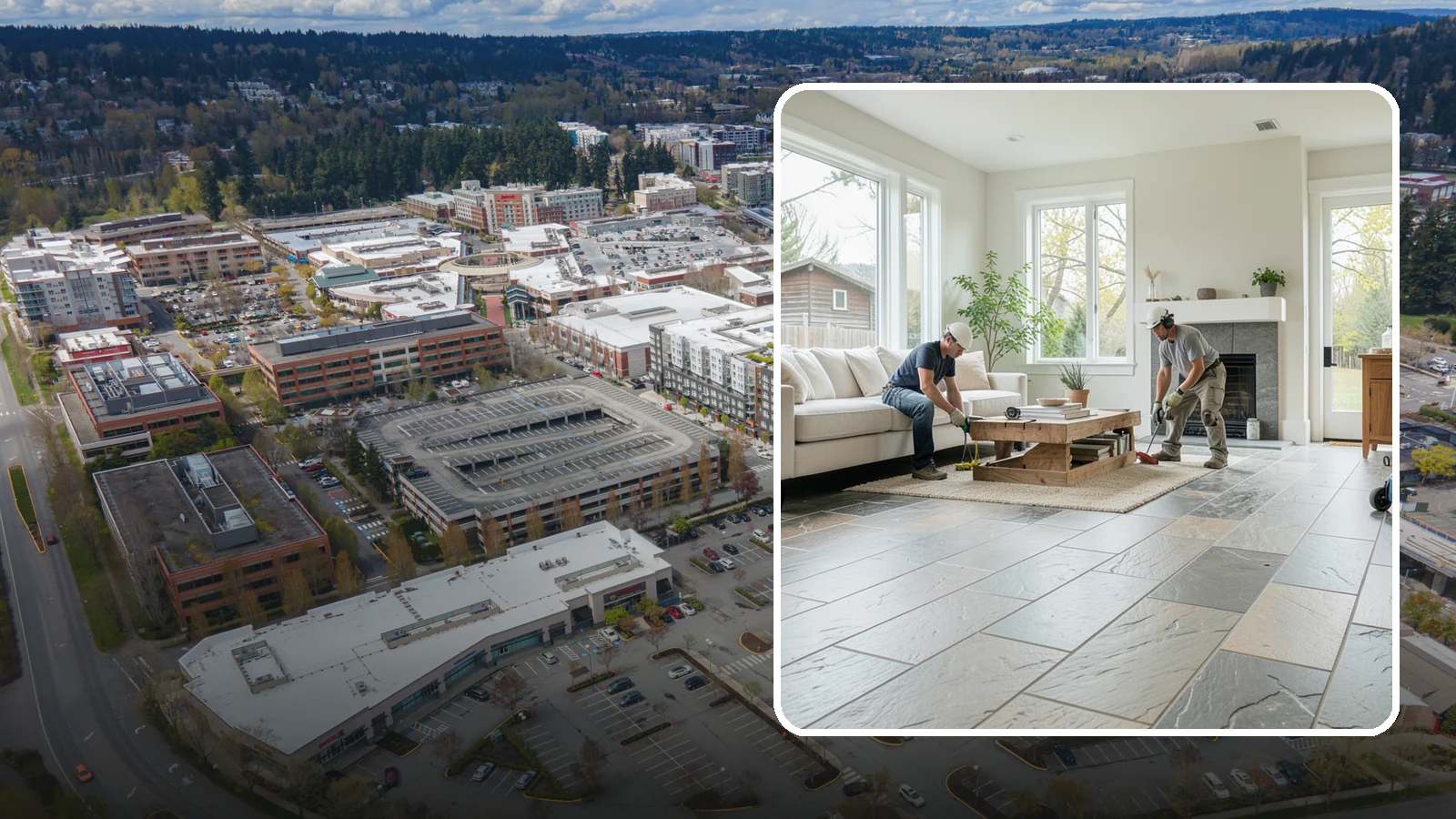 Natural Stone Flooring in Redmond, King County, WA - Natural stone flooring that lends organic texture and one-of-a-kind character to premium living spaces.