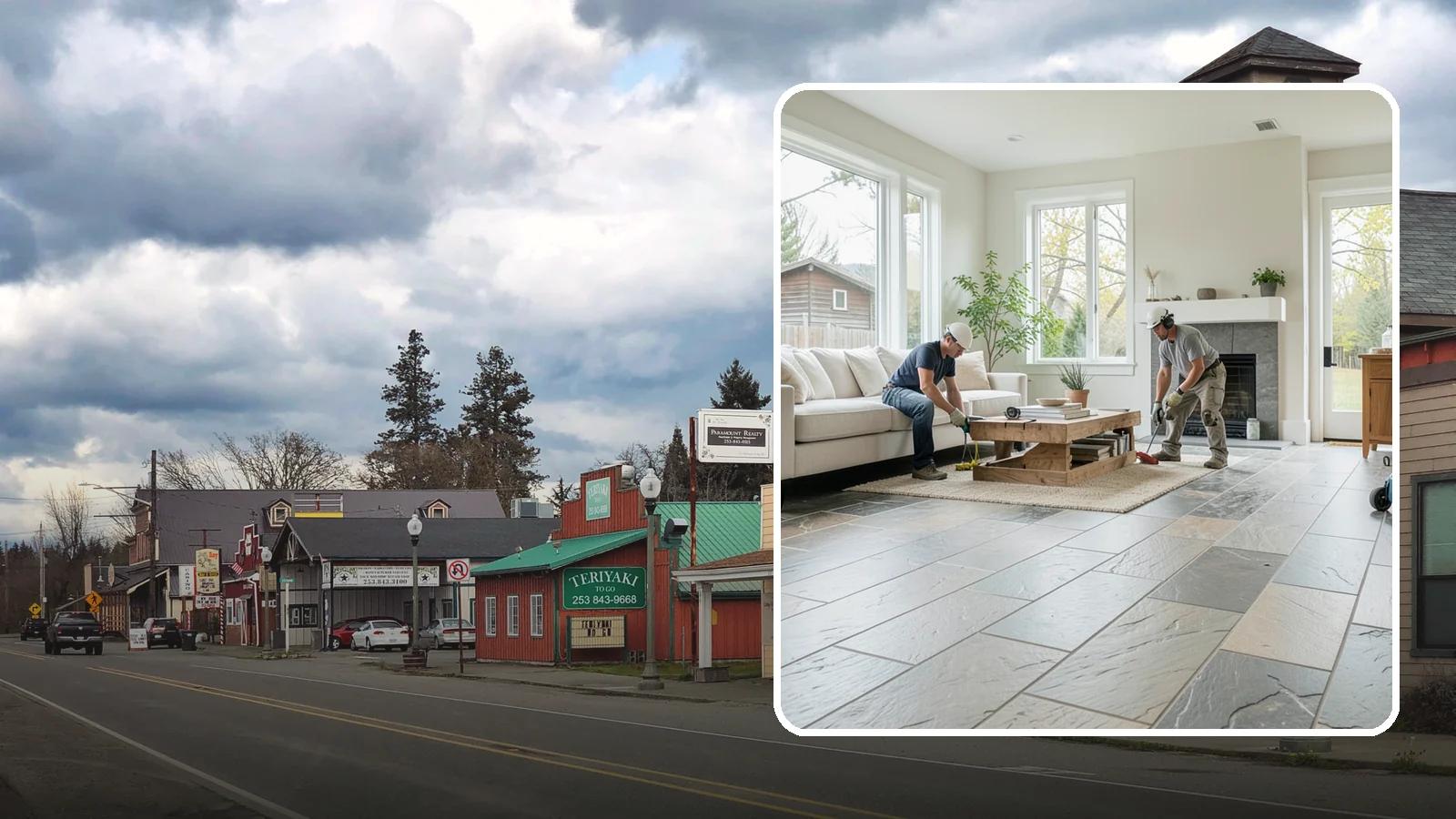 Natural Stone Flooring in Roy, Pierce County, WA - Natural stone flooring that lends organic texture and one-of-a-kind character to premium living spaces.