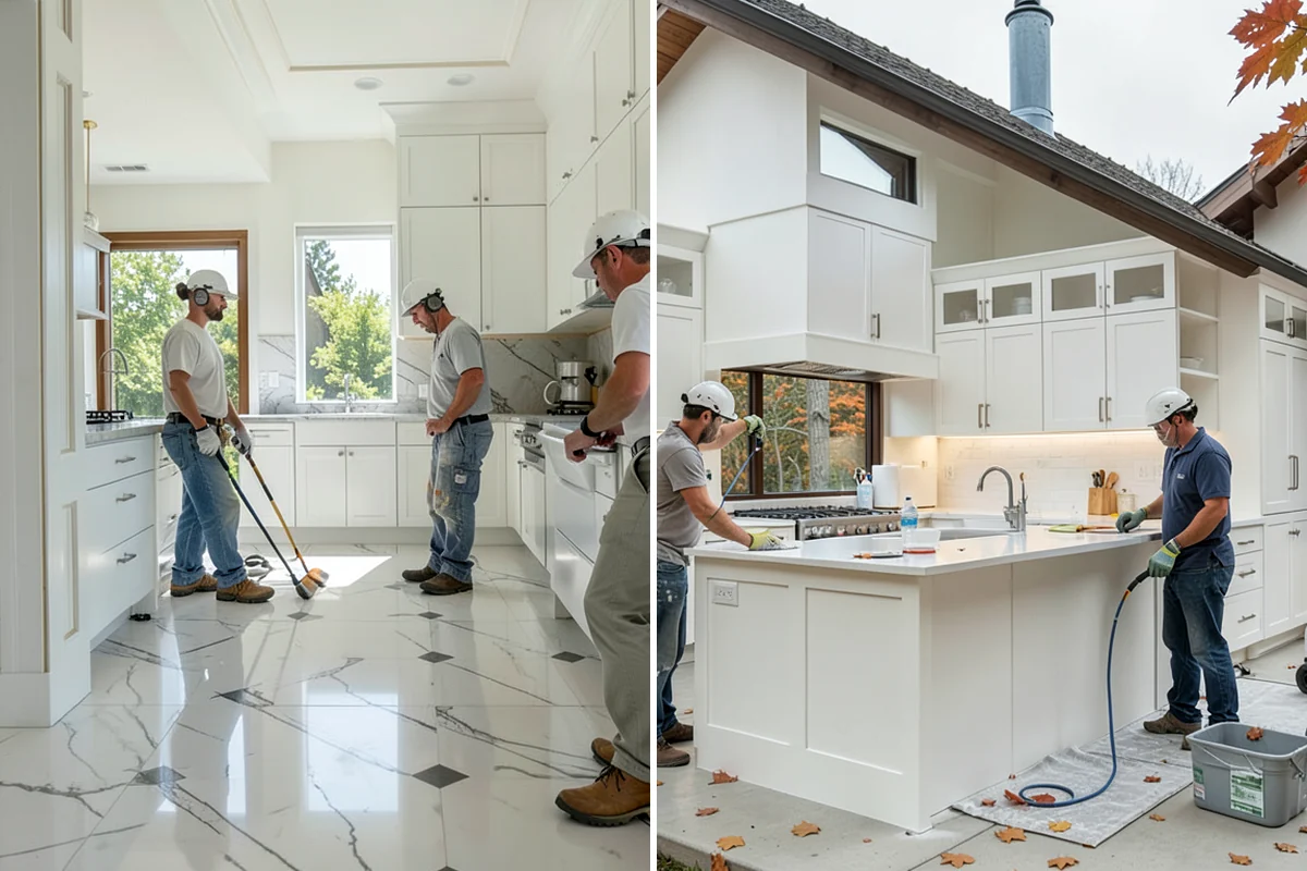 Natural Stone Flooring in SeaTac, King County, WA - Select and sequence stone for consistent tone