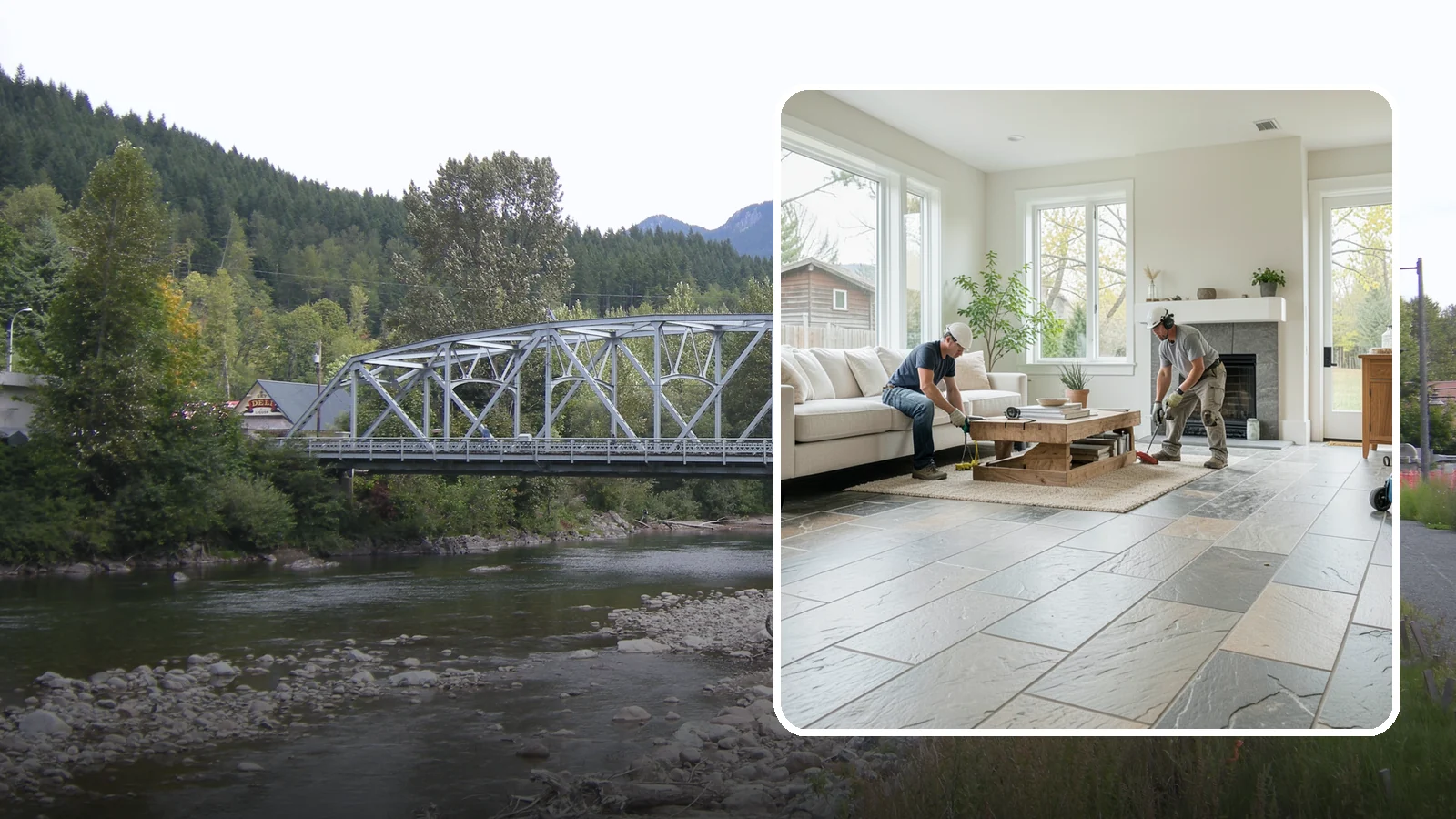 Natural Stone Flooring in Skykomish, King County, WA - Natural stone flooring that lends organic texture and one-of-a-kind character to premium living spaces.