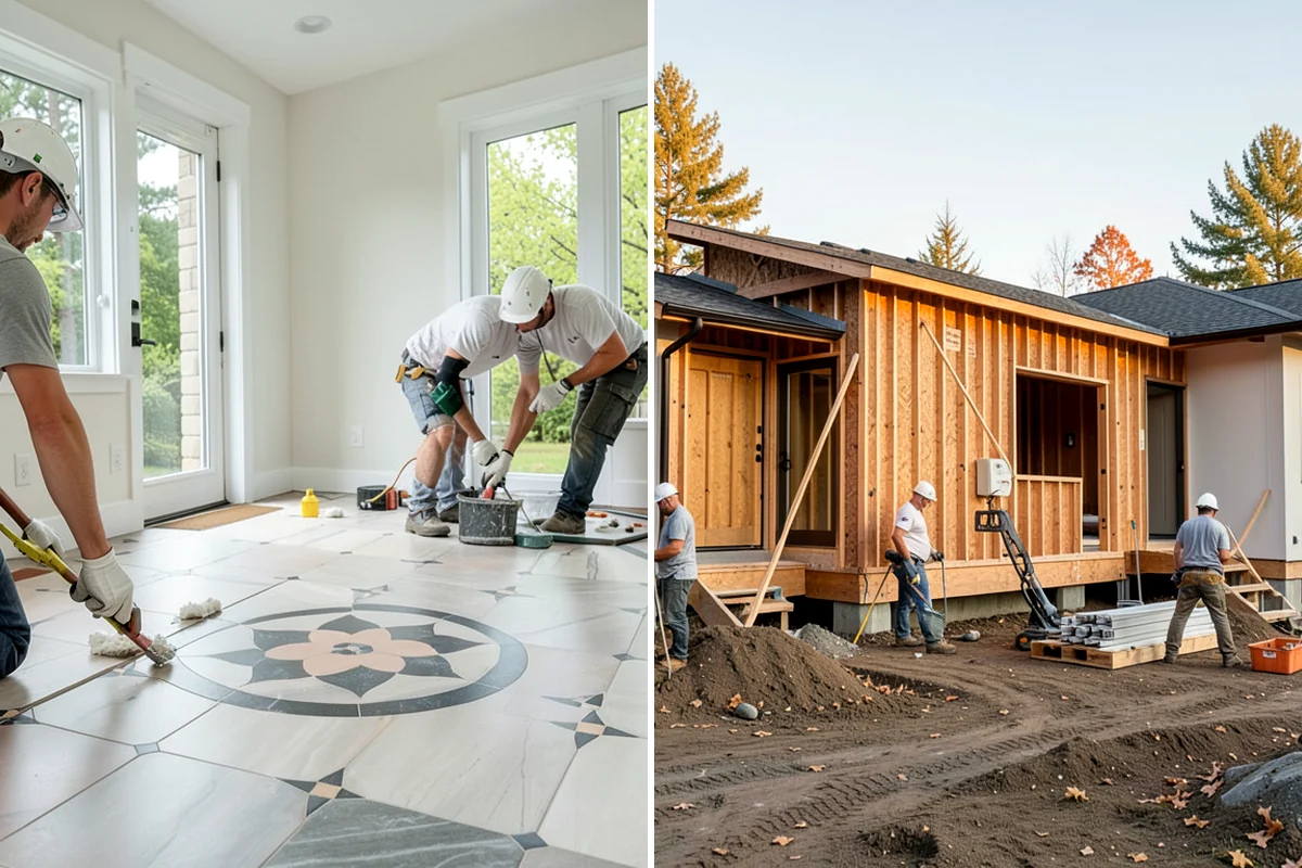 Natural Stone Flooring in Snoqualmie, King County, WA - Select and sequence stone for consistent tone