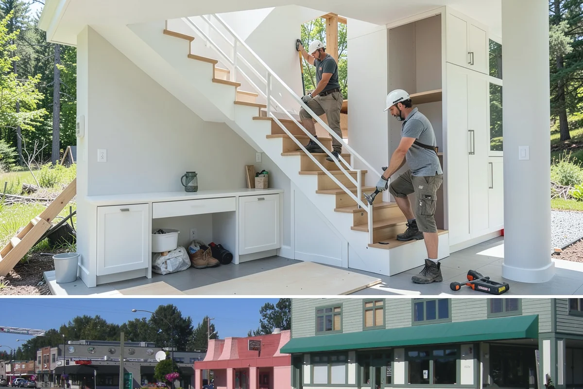 Natural Stone Flooring in Snoqualmie, King County, WA - Natural stone is installed indoors year-round, though drier months ease the handling and staging of heavy stone slabs.