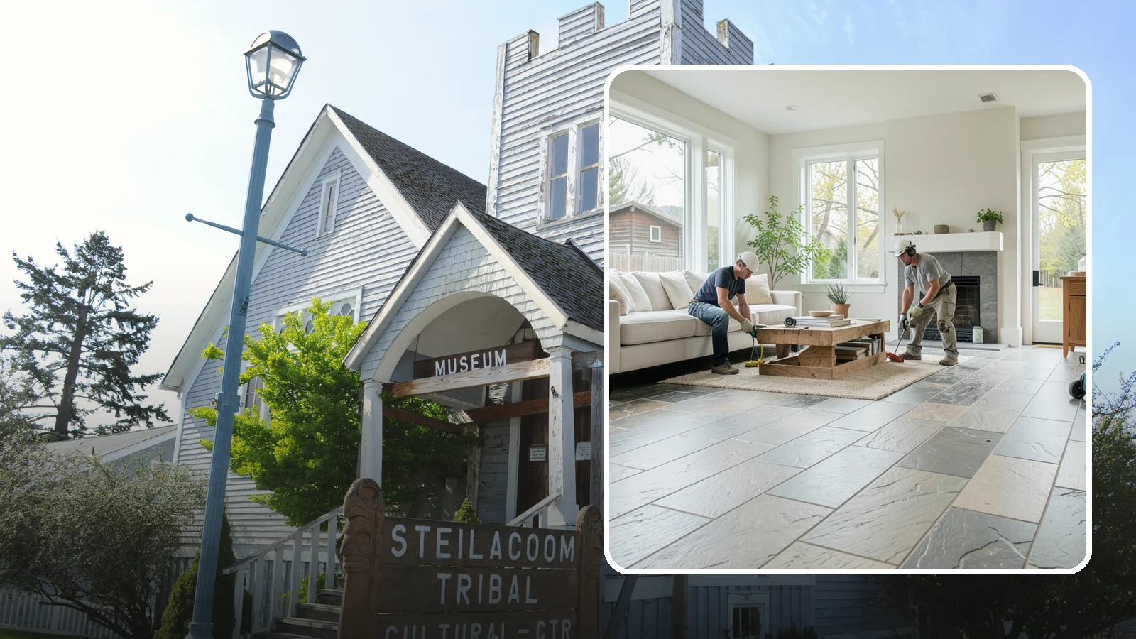 Natural Stone Flooring in Steilacoom, Pierce County, WA - Natural stone flooring that lends organic texture and one-of-a-kind character to premium living spaces.
