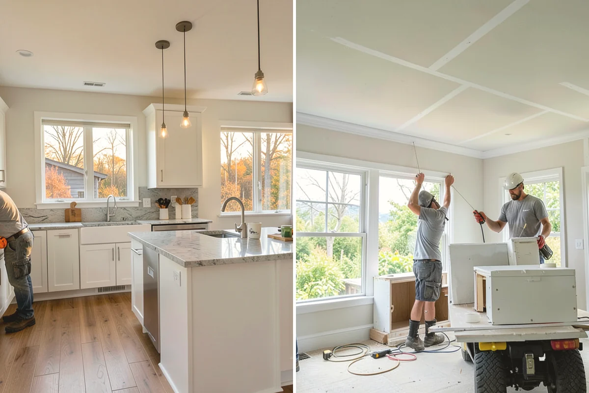 Natural Stone Flooring in Steilacoom, Pierce County, WA - Select and sequence stone for consistent tone