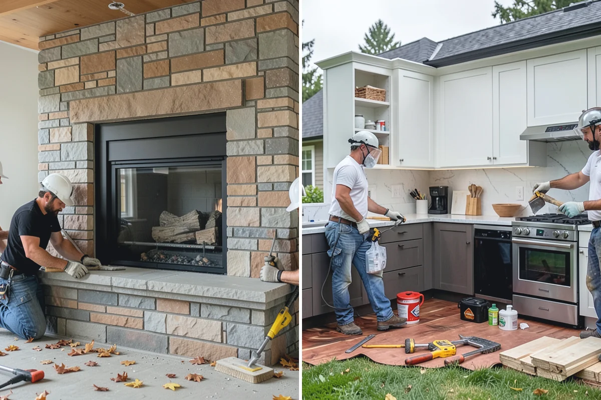 Natural Stone Flooring in Sumner, Pierce County, WA - Select and sequence stone for consistent tone
