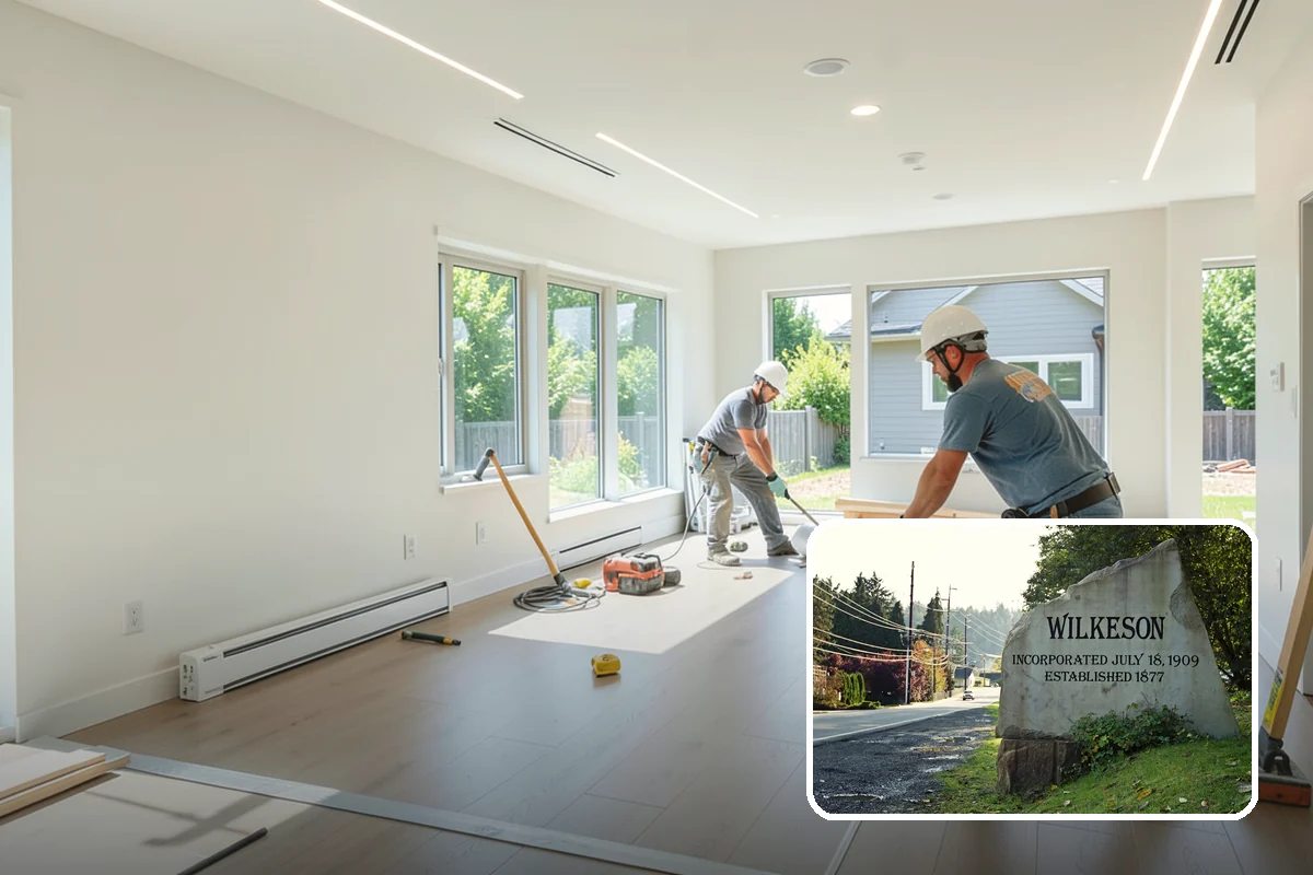Natural Stone Flooring in Wilkeson, Pierce County, WA - Unique natural veining in every stone