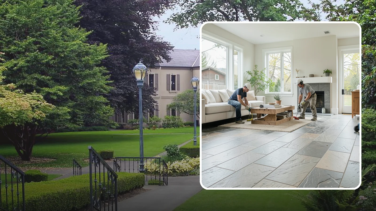 Natural Stone Flooring in Woodinville, King County, WA - Natural stone flooring that lends organic texture and one-of-a-kind character to premium living spaces.