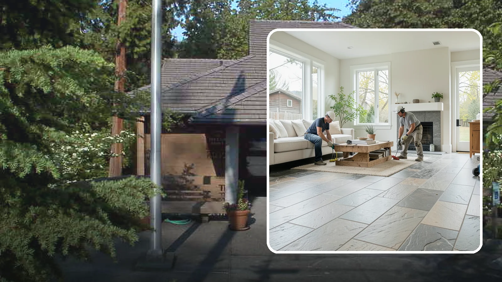 Natural Stone Flooring in Yarrow Point, King County, WA - Natural stone flooring that lends organic texture and one-of-a-kind character to premium living spaces.