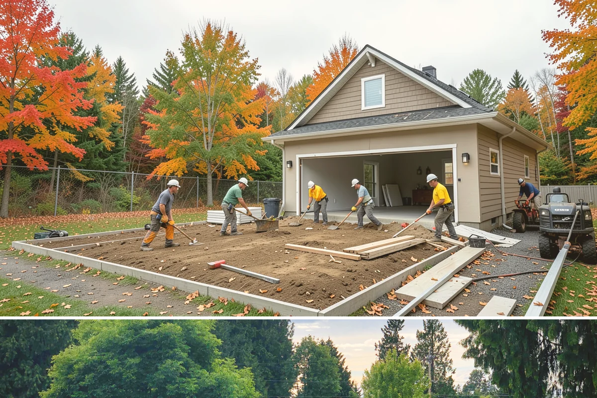 Natural Stone Retaining Wall in Bonney Lake, Pierce County, WA - Stone setting is best done in dry conditions, so summer and early fall are the preferred windows for this detailed work.