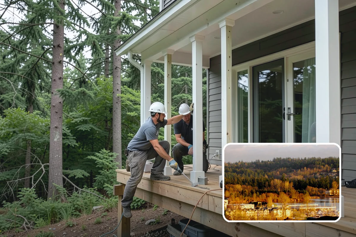 Natural Stone Retaining Wall in Kenmore, King County, WA - Timeless, high-end appearance that ages beautifully