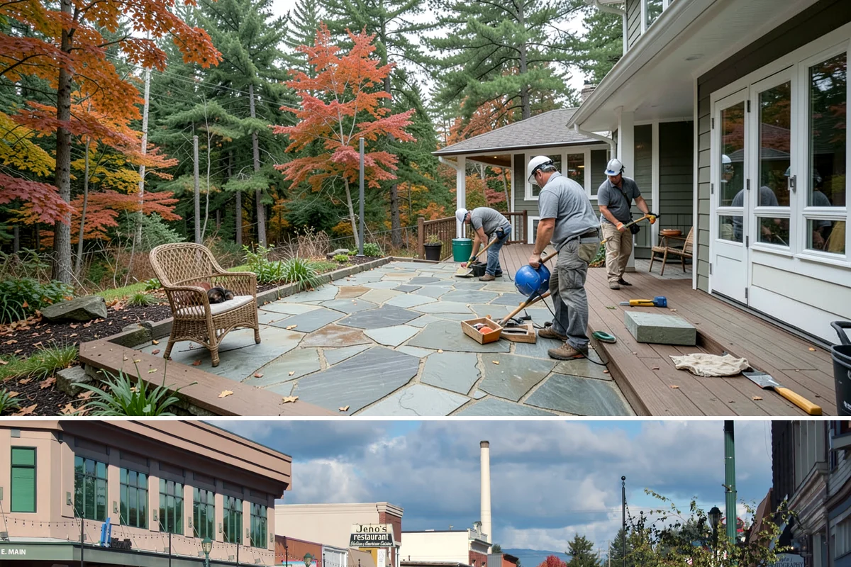 Natural Stone Retaining Wall in Monroe, Snohomish County, WA - Stone setting is best done in dry conditions, so summer and early fall are the preferred windows for this detailed work.