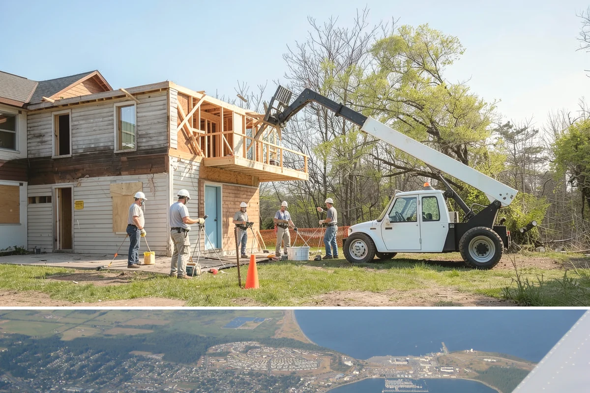 Natural Stone Retaining Wall in Oak Harbor, Island County, WA - Stone setting is best done in dry conditions, so summer and early fall are the preferred windows for this detailed work.