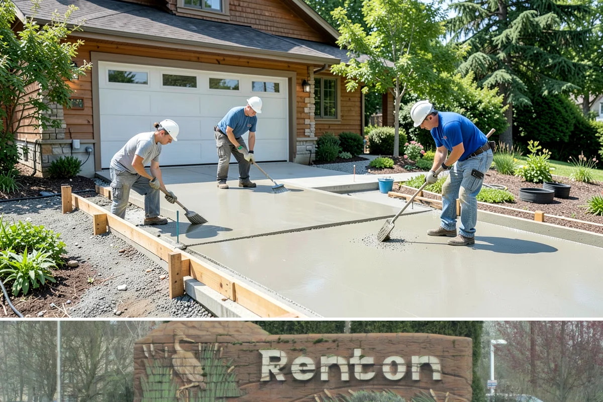 Natural Stone Retaining Wall in Renton, King County, WA - Stone setting is best done in dry conditions, so summer and early fall are the preferred windows for this detailed work.