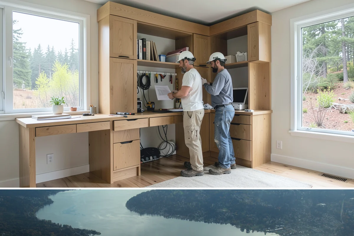 Natural Stone Retaining Wall in Sammamish, King County, WA - Stone setting is best done in dry conditions, so summer and early fall are the preferred windows for this detailed work.